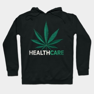 Healthcare Leaf | Cannabis T Shirt Design Hoodie